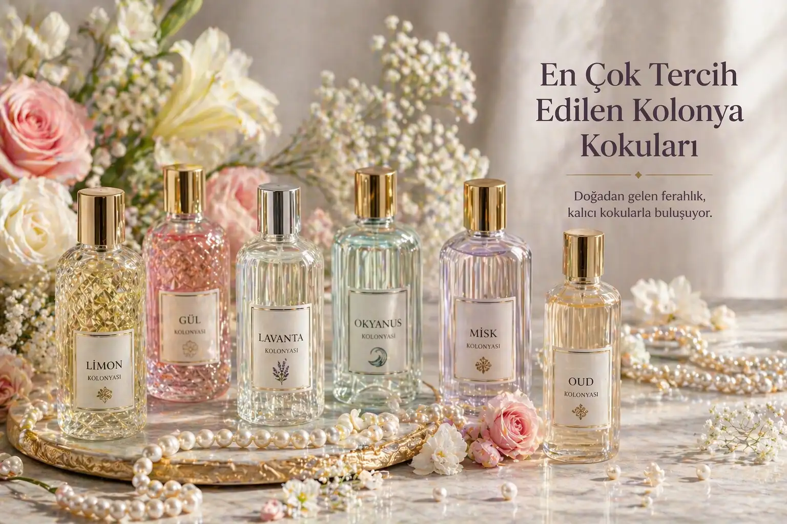 En Çok Tercih Edilen Kolonya Kokuları Nelerdir?